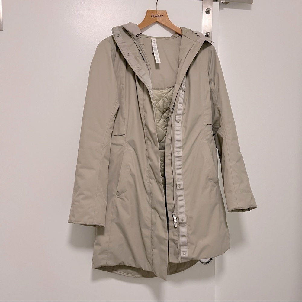 Lululemon insulated rain jacket